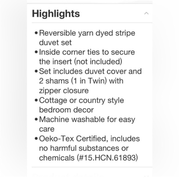 Madison Park Striped Reversible Duvet Set - Picture 5 of 5